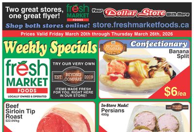 Fresh Market Foods Flyer March 20 to 26