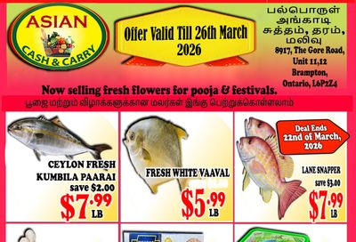Asian Cash & Carry Flyer March 20 to 26