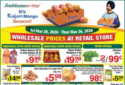 Fruiticana (Chestermere) Flyer March 20 to 26
