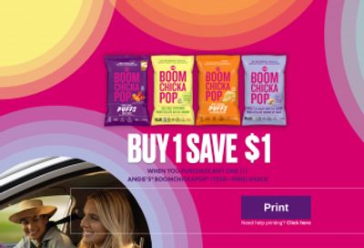 WebSaver Canada Coupons: Save $1 on Angie’s Boomchikapop