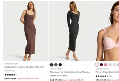 Victoria’s Secret Canada: Clearance up to 60% off