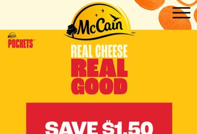 McCain Canada Coupons: Save $1.50 on One McCain Pockets Ham & Cheddar Product
