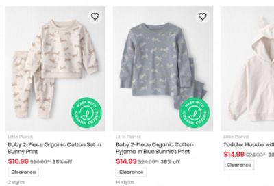 Carter’s Osh Kosh B’Gosh Canada: Flash Sale up to 60% off + 50% off Easter + More