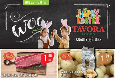 Tavora Foods Flyer March 23 to 29