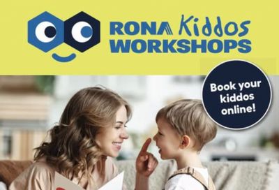Rona Canada FREE Rona Kiddos Workshops