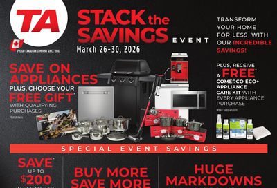TA Appliances Flyer March 26 to 30