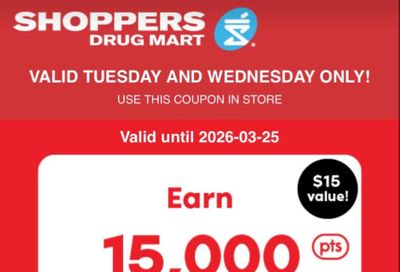 Shoppers Drug Mart Canada: Text Offer + Flash Offer on Eggs and Butter