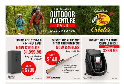 Bass Pro Shops Flyer March 26 to April 8