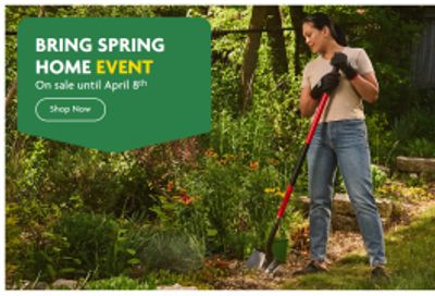 Home Hardware Canada Bring Spring Home Event Sale: Save up to 50% on Garden Must Haves + More