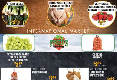 Fred's Farm Fresh Flyer March 25 to 31