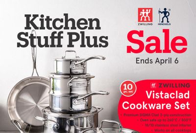 Kitchen Stuff Plus Flyer March 26 to April 6