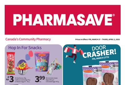 Pharmasave (ON & West) Flyer March 27 to April 2