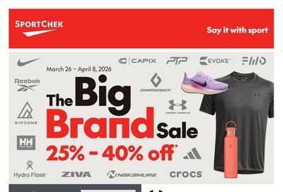 Sport Chek Flyer March 26 to April 8