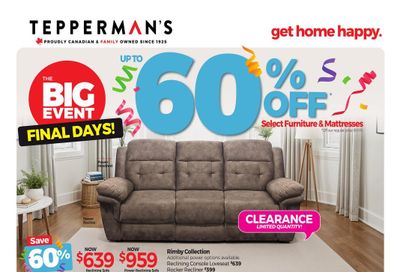 Tepperman's Flyer March 27 to April 2