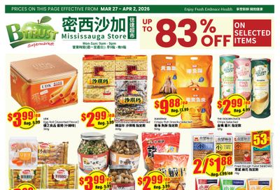 Btrust Supermarket (Mississauga) Flyer March 27 to April 2