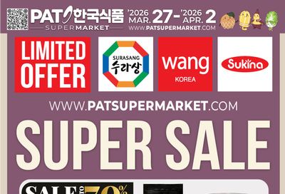 PAT Mart Flyer March 27 to April 2