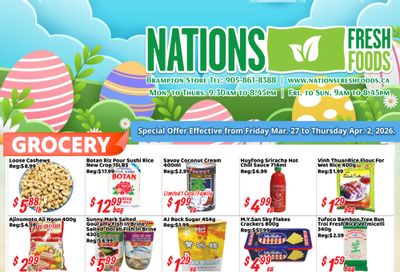 Nations Fresh Foods (Brampton) Flyer March 27 to April 2