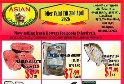 Asian Cash & Carry Flyer March 27 to April 2