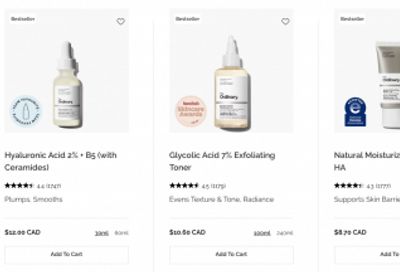 The Ordinary Canada Birthday Party Sale: Save 23% off Sale Begins April 1st