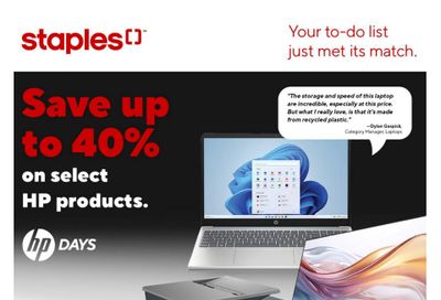 Staples Flyer March 27 to April 2