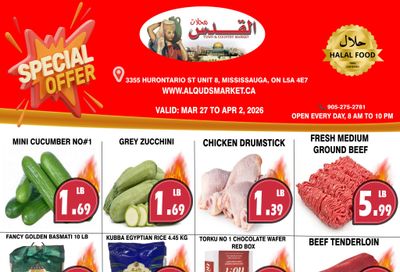 Al-Quds Supermarket Flyer March 27 to April 2
