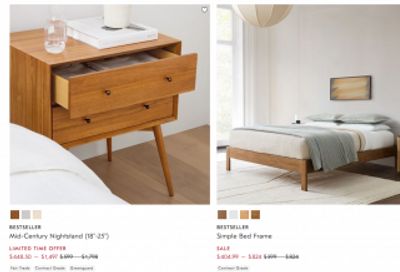 West Elm Canada: up to 20% off Outdoor and Garden + Sale and Clearance up to 60% off