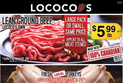 Lococo's Flyer March 30 to April 4