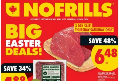 No Frills Ontario: Sirloin Tip Roast $6.48/lb 3 Day Sale April 2nd – 4th