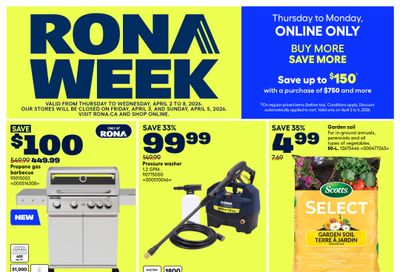 Rona & Rona+ (Atlantic) Flyer April 2 to 8