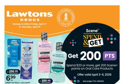 Lawtons Drugs (NB, NL, PI) Flyer April 3 to 9