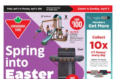 Canadian Tire (ON) Flyer April 3 to 9