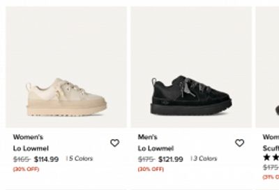 UGG Canada: Sale up to 30% off