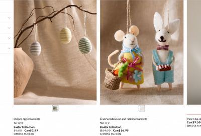 Simons Canada Easter Decor Sale up to 70% off + More