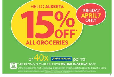 Save On Foods (AB) Flyer April 2 to 8