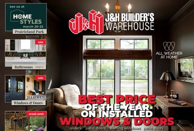 J&H Builder's Warehouse Flyer April 1 to 14