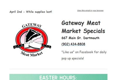 Gateway Meat Market Flyer April 2 to 8
