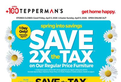 Tepperman's Flyer April 3 to 9