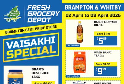 Fresh Grocery Depot Flyer April 2 to 8