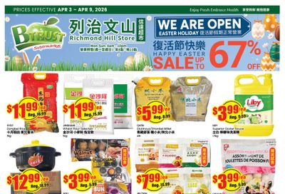 Btrust Supermarket (Richmond Hill) Flyer April 3 to 9