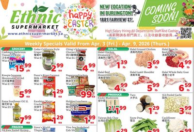 Ethnic Supermarket (Milton) Flyer April 3 to 9