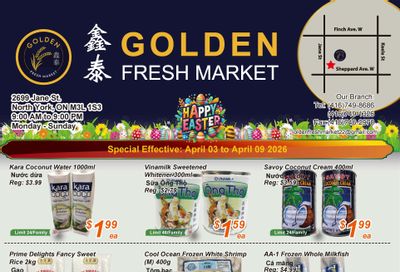 Golden Fresh Market Flyer April 3 to 9