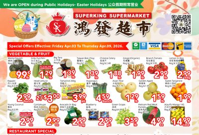 Superking Supermarket (North York) Flyer April 3 to 9