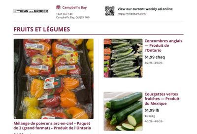 Mike Dean Local Grocer Flyer April 2 to 8