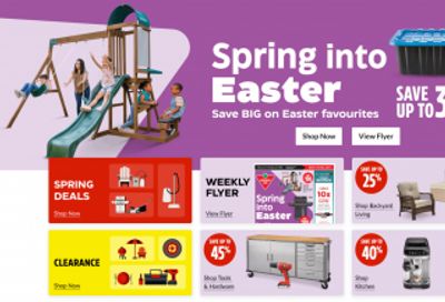 Canadian Tire Easter Spring Into Easter Sale: Save up to 35% on Easter Favourites