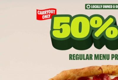 Papa John’s Pizza Canada 50% Off Pizzas Using Promo Code CO50 + More Offers