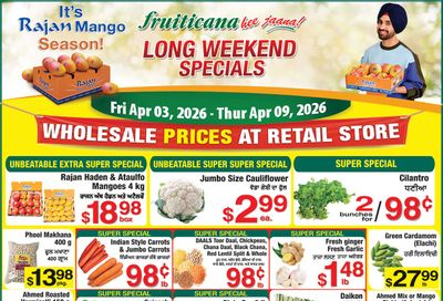Fruiticana (Chestermere) Flyer April 3 to 9