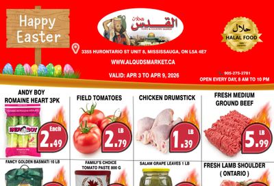 Al-Quds Supermarket Flyer April 3 to 9