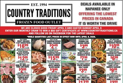 Country Traditions Flyer April 2 to 8