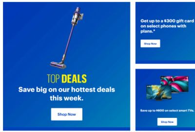 Best Buy Canada: Save up to $300 on Select Laptops + Top Deals + More