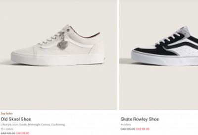 Vans Canada: Sale up to 30% off